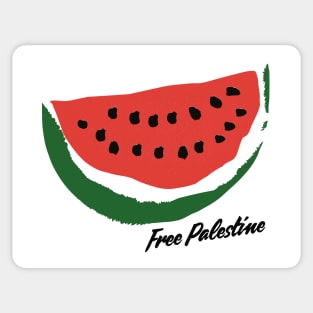 Free Palestine / Retro Style Design Sticker